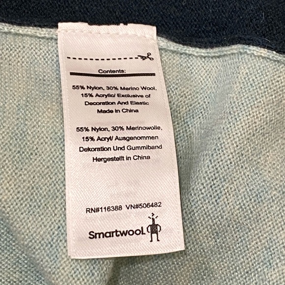 Smartwool Sweater Shadow Pine Color Block Merino Wool Blend Women's XL perfect - Picture 6 of 10